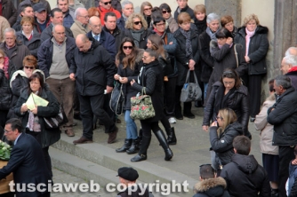 Grotte di Castro  -  I funerali di Cristina Cappelloni