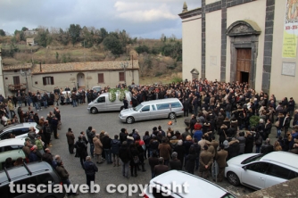 Grotte di Castro  -  I funerali di Cristina Cappelloni