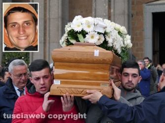 Vejano - I funerali di Damiano Barberini
