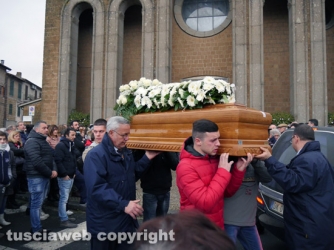Vejano - I funerali di Damiano Barberini