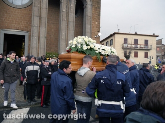 Vejano - I funerali di Damiano Barberini
