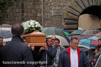 Vitorchiano - I funerali di Daniela Anselmi