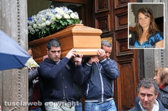 Vitorchiano - I funerali di Daniela Anselmi