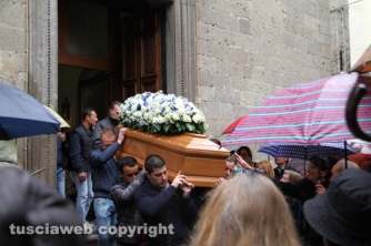 Vitorchiano - I funerali di Daniela Anselmi