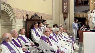 Valentano - I funerali di don Franco Magalotti