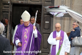 Viterbo - I funerali di don Giampaolo Manca