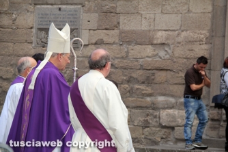 Viterbo - I funerali di don Giampaolo Manca