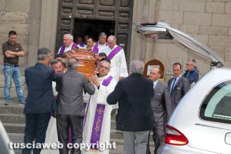 Viterbo - I funerali di don Giampaolo Manca