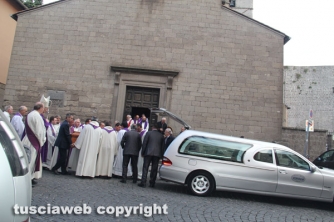 Viterbo - I funerali di don Giampaolo Manca