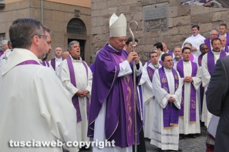 Viterbo - I funerali di don Giampaolo Manca