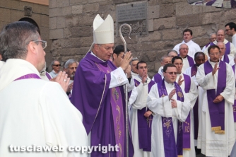 Viterbo - I funerali di don Giampaolo Manca