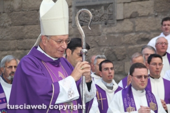 Viterbo - I funerali di don Giampaolo Manca