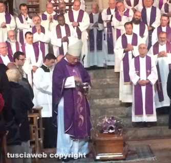 Viterbo - I funerali di don Giampaolo Manca