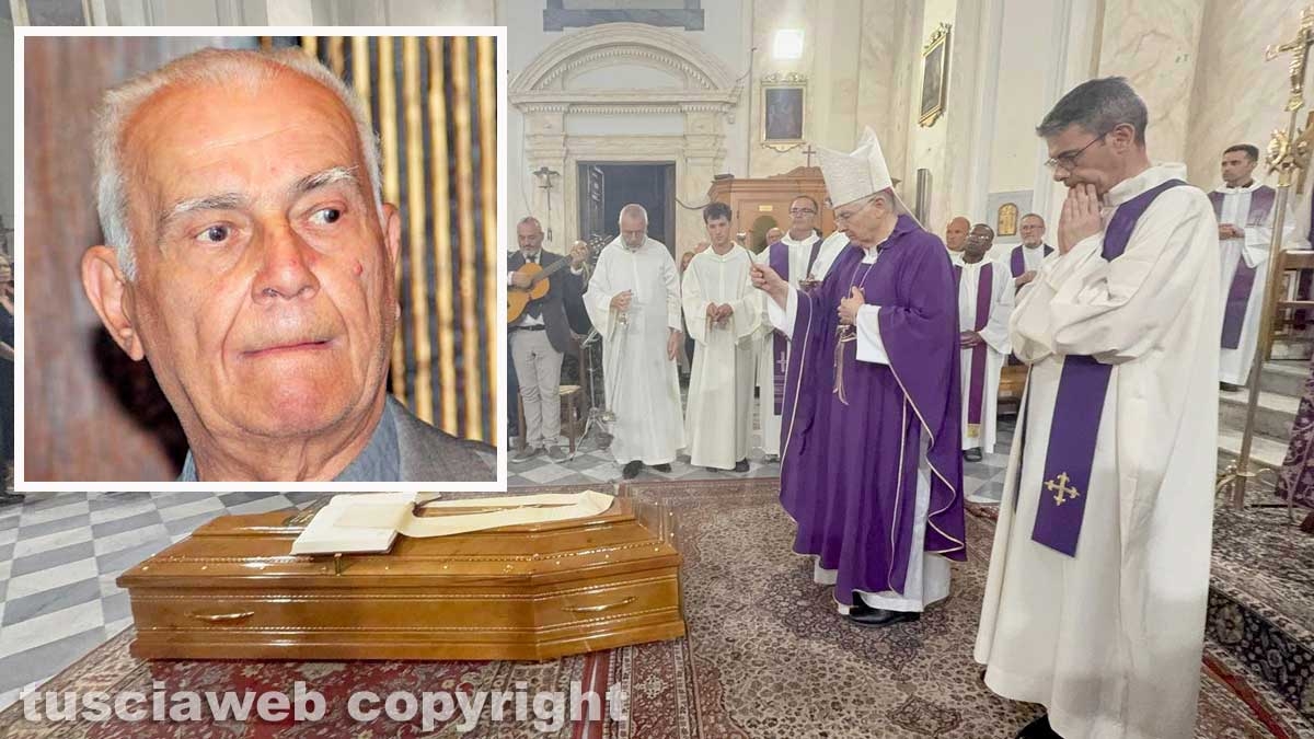 Viterbo - I funerali di don Ivo Bruni