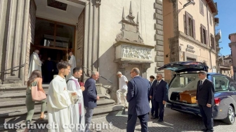 Viterbo - I funerali di don Ivo Bruni