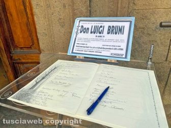 I funerali di don Luigi Bruni
