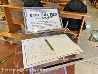 I funerali di Elisa Berti Calabrò