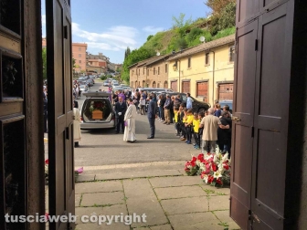 Vallerano - I funerali di Emiliano Morelli