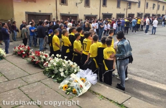 Vallerano - I funerali di Emiliano Morelli