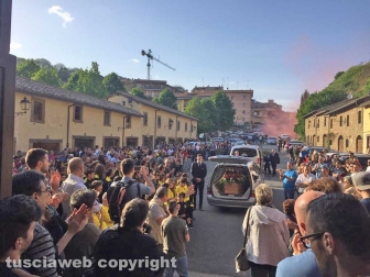 Vallerano - I funerali di Emiliano Morelli