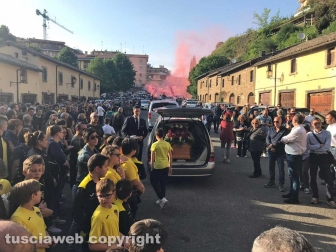 Vallerano - I funerali di Emiliano Morelli
