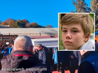 Rignano Flaminio – I funerali di Federico Brio