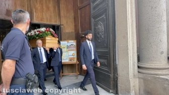 Viterbo - I funerali di Francesco Pio Marcoccia