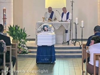 Bracciano - I funerali di Gaia Punzi