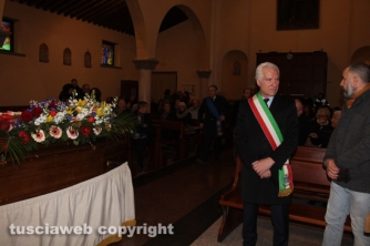Vetralla - I funerali di Gilberto Pietrell