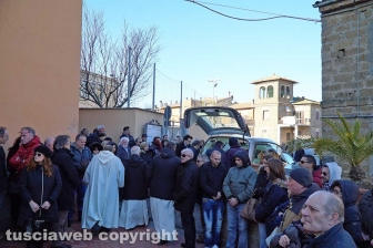 Corchiano - I funerali di Giuliano Magrini