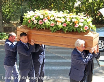 I funerali di Grazia Vecchiarino