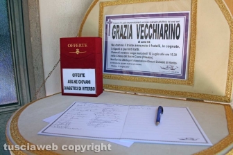 I funerali di Grazia Vecchiarino