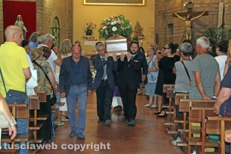 I funerali di Grazia Vecchiarino