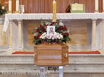 Viterbo - I funerali di Graziella Giuliobello