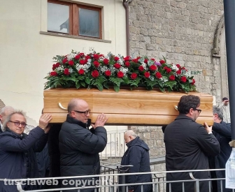 Viterbo - I funerali di Graziella Giuliobello