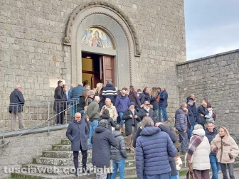 Viterbo - I funerali di Graziella Giuliobello