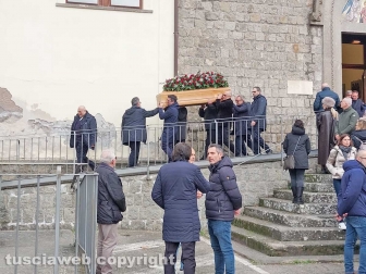 Viterbo - I funerali di Graziella Giuliobello