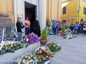 Montalto di Castro - I funerali di Lauretta Cardarelli
