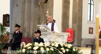 Il funerale di Leonardo Cristiani