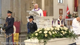 Il funerale di Leonardo Cristiani