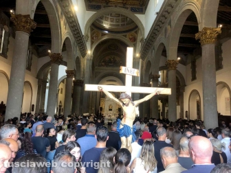 Il funerale di Leonardo Cristiani