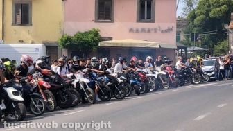 Il funerale di Leonardo Cristiani