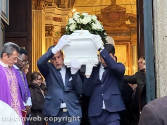Bassano Romano - I funerali di Letizia Maggi