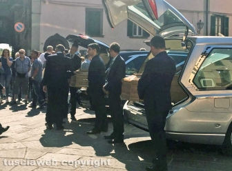 Vetralla - I funerali di Luciano Di Gregorio e Luigina Graziani