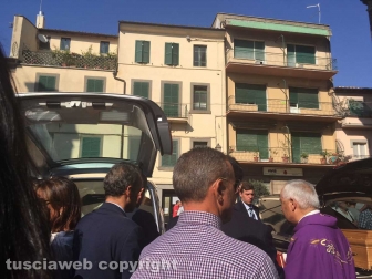 Vetralla - I funerali di Luciano Di Gregorio e Luigina Graziani