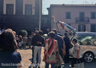 Vetralla - I funerali di Luciano Di Gregorio e Luigina Graziani