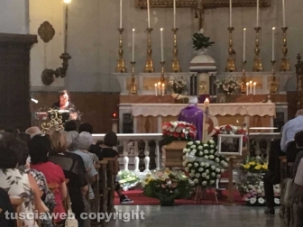 Vetralla - I funerali di Luciano Di Gregorio e Luigina Graziani