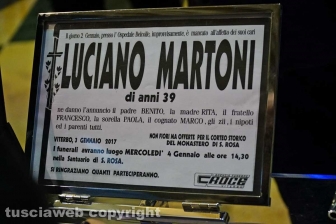 I funerali di Luciano Martoni