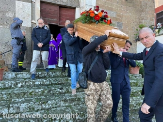 Il funerale di Marco Curione