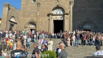 Viterbo - La Quercia - I funerali di Marco De Falco